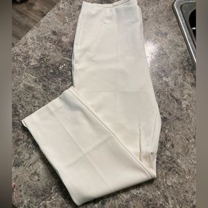 Chico’s So Slimming 360 Side Vent Ankle Pants/cream/size 12